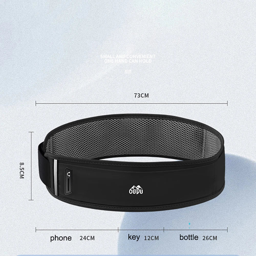 Running Belt Waist Bag with Water Bottle Women Sports Fanny Pack Men Phone Pouch Jogging Gym Bags Hydration Run Accessories