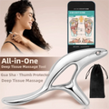 Triangle Trigger Point Massage Tool Metal Full Body Pain Relief Muscle Scraper Tool Deep Tissue Massage Acupressure Tool