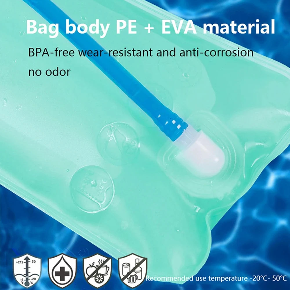 1Set Water Bladder for Hydration Pack Outdoor Bag Water Backpack Reservoirs Hiking Water Pouch Backpack Bladder Running