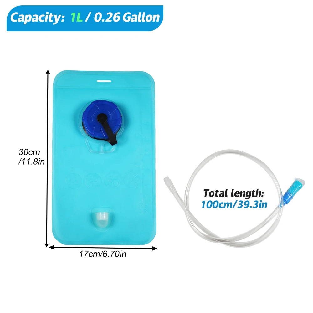 1Set Water Bladder for Hydration Pack Outdoor Bag Water Backpack Reservoirs Hiking Water Pouch Backpack Bladder Running