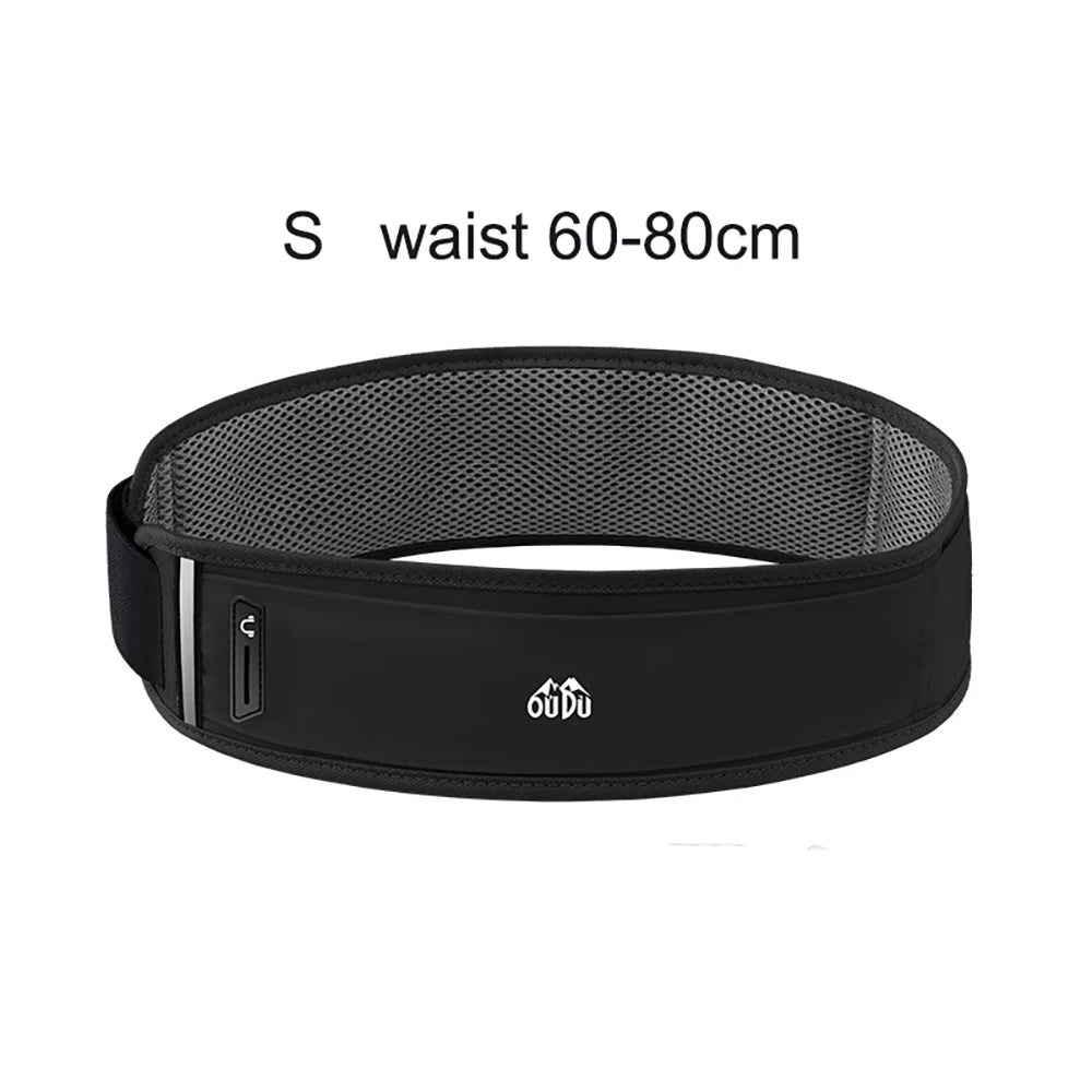Running Belt Waist Bag with Water Bottle Women Sports Fanny Pack Men Phone Pouch Jogging Gym Bags Hydration Run Accessories