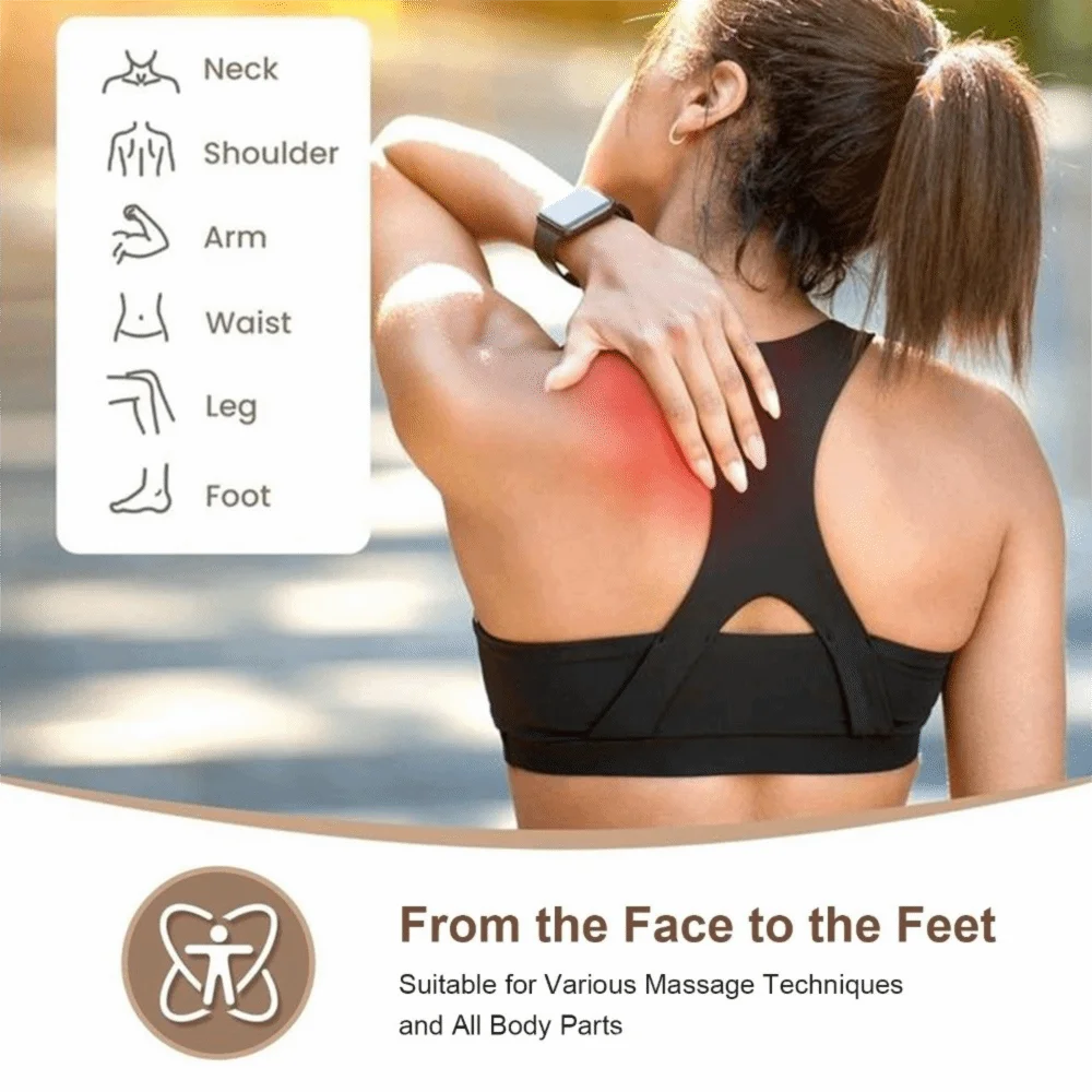 Triangle Trigger Point Massage Tool Metal Full Body Pain Relief Muscle Scraper Tool Deep Tissue Massage Acupressure Tool