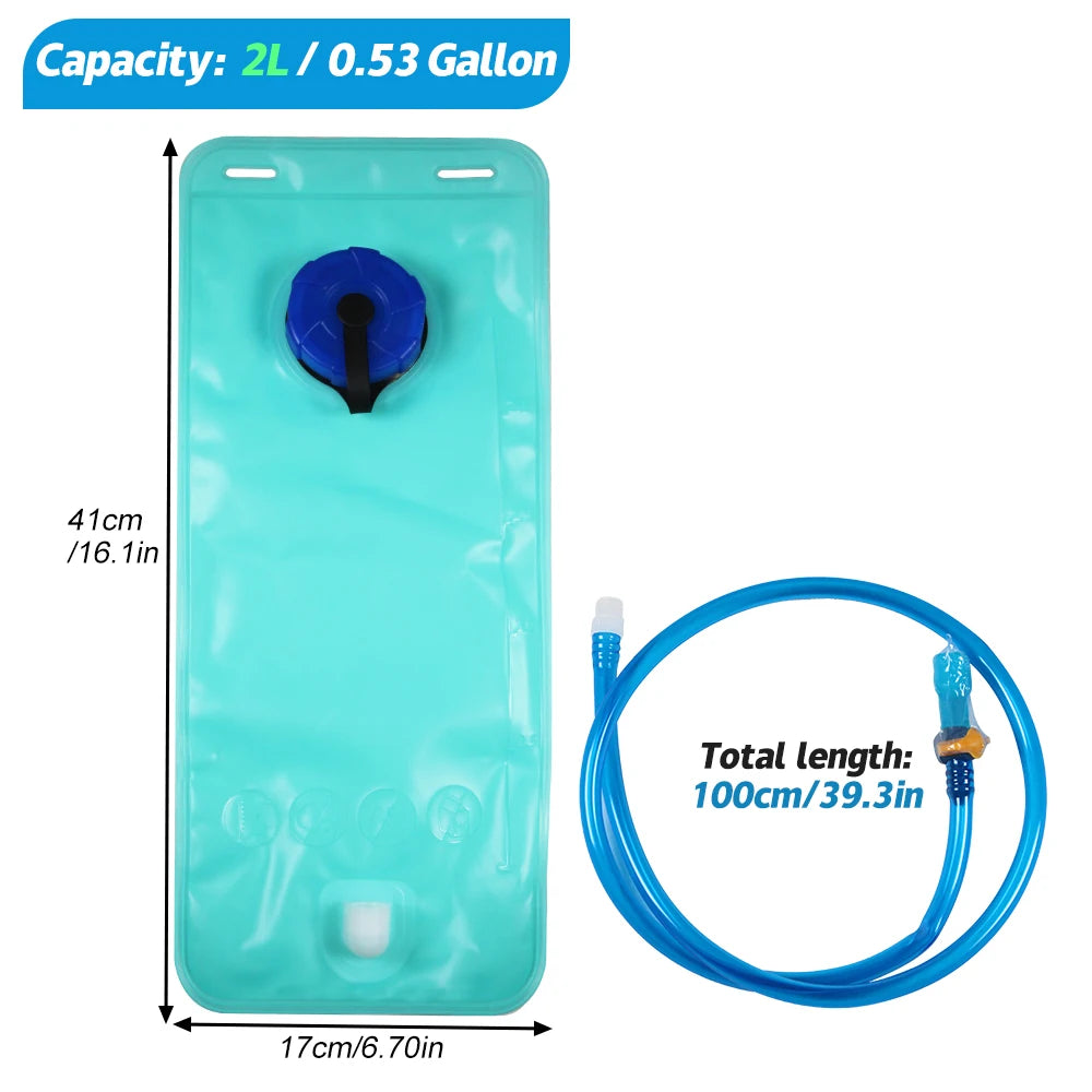 1Set Water Bladder for Hydration Pack Outdoor Bag Water Backpack Reservoirs Hiking Water Pouch Backpack Bladder Running